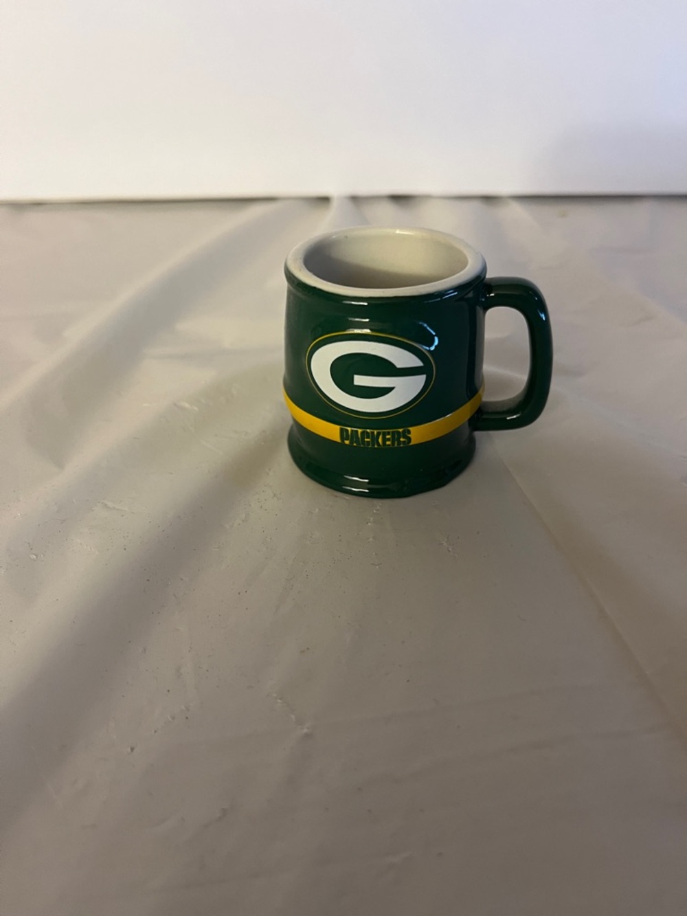 Miniature Green Ceramic Mug - Team Logo Coffee Cup Green Bay Packers